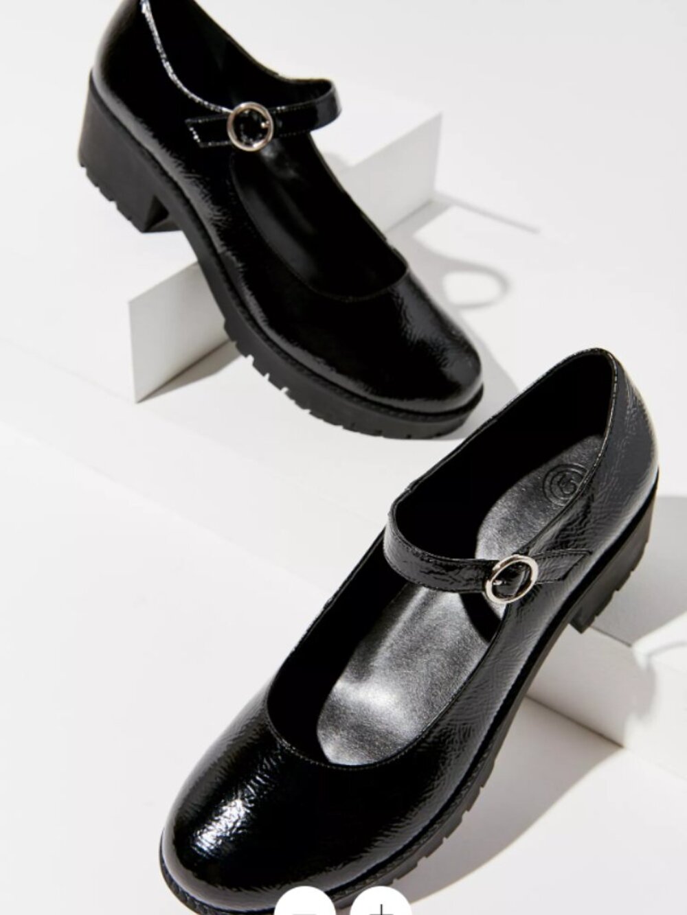 New In Box Urban Outfitters Daria Treaded Mary Jane In Black - Picture 3 of 8